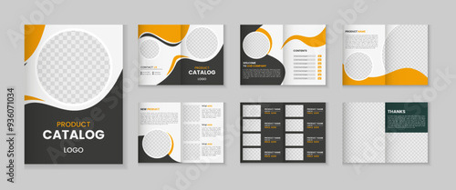 Catalog design or 12 pages product catalogue template design