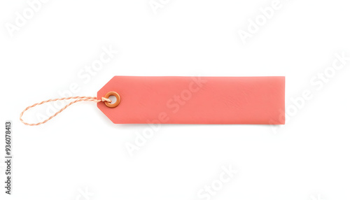 blank tag isolated with white highlights, png photo