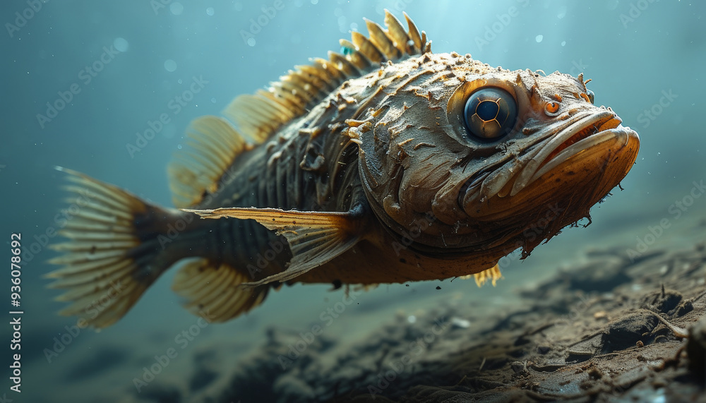 ancient fish underwater ancient fish underwater