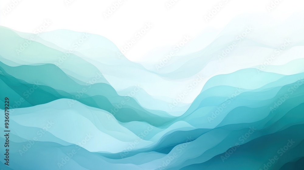 Abstract Blue Waves Abstract Blue Waves