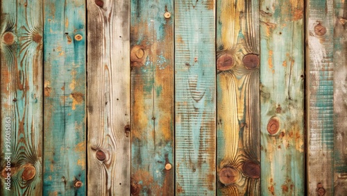 Shabby chic distressed wood background with rustic charm perfect for vintage designs