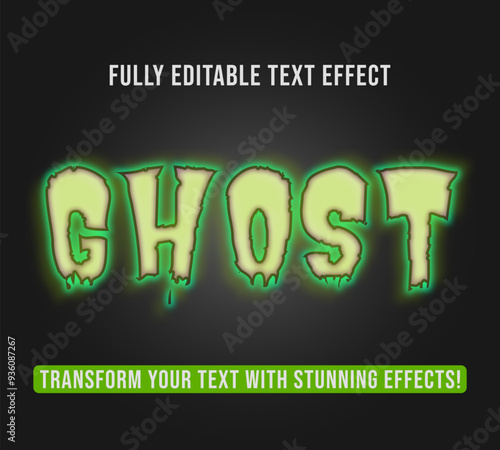 Editable text effects with Ghost theme, Customizable and Ready to Use.