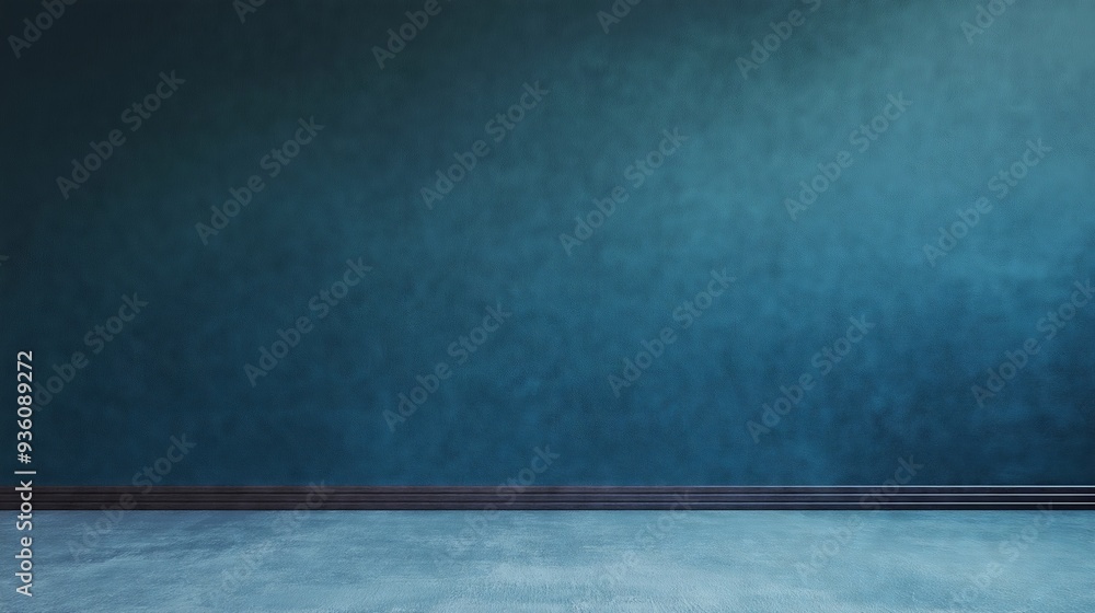 Teal textured background with an empty wooden floor, perfect for presentations and design mockups
Teal textured background with an empty wooden floor, perfect for presentations and design mockups