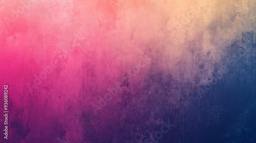 Vibrant gradient abstract background in shades of pink, yellow, and blue, ideal for digital design and creative projects

