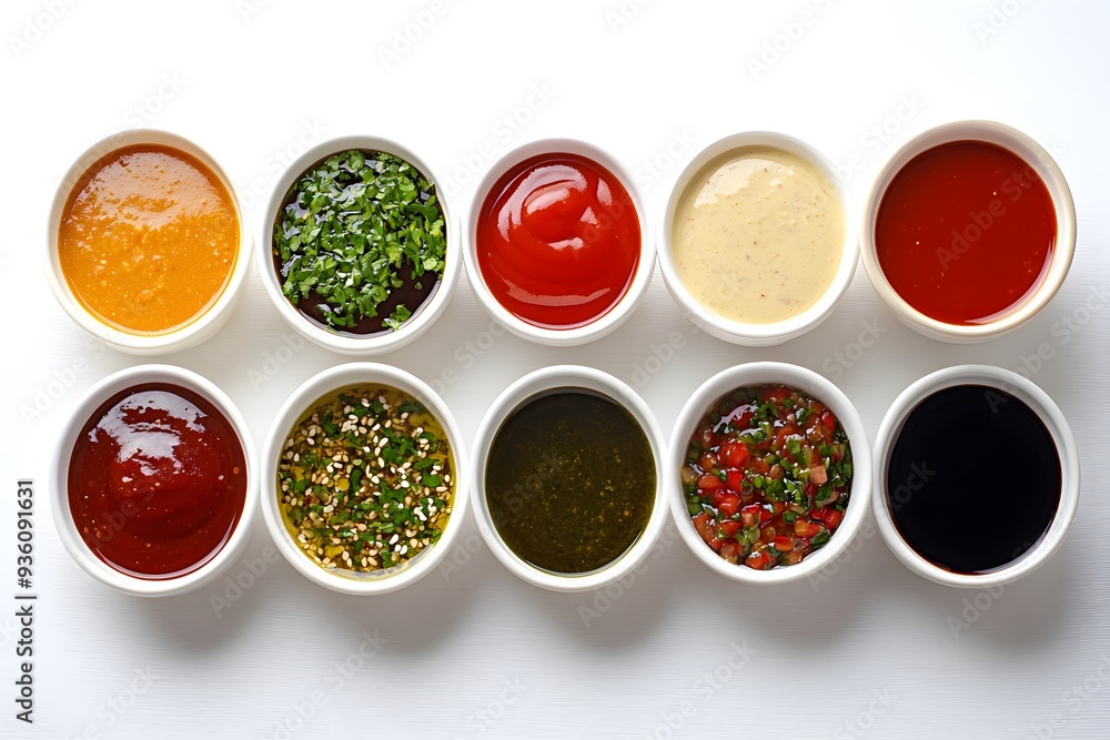 Assortment of Dips and Sauces Assortment of Dips and Sauces