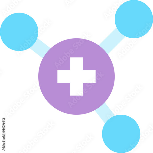 molecule flat icon