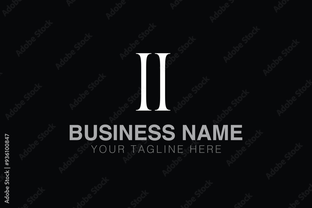 II I ii initial logo | initial based abstract modern minimal creative logo, vector template image. luxury logotype logo, real estate homie logo. typography logo. initials logo II I ii initial logo | initial based abstract modern minimal creative logo, vector template image. luxury logotype logo, real estate homie logo. typography logo. initials logo
