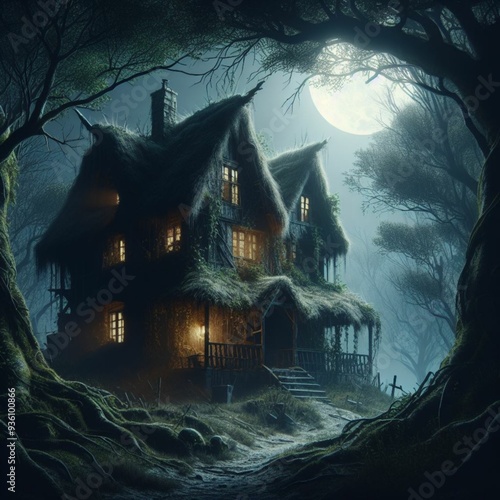 Naklejka Rumah hantu