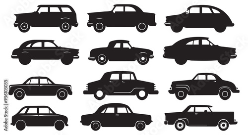 black silhouette car bundle