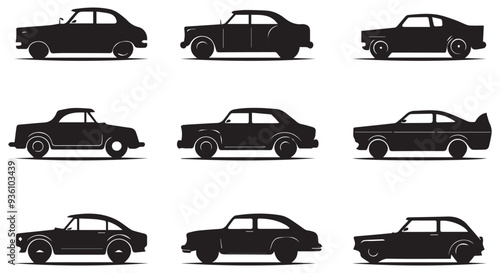 black silhouette car bundle