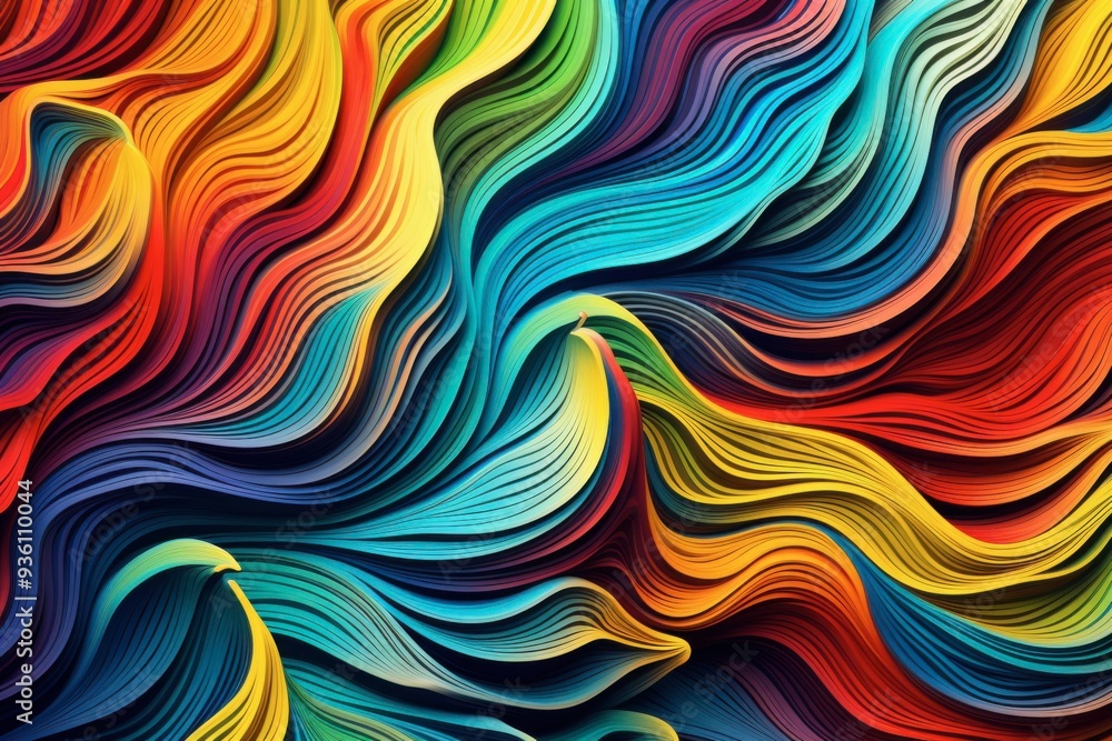 Color brush paint ribbon stroke swirl abstract splash background wave. acrylic 3D Color brush paint ribbon stroke swirl abstract splash background wave. acrylic 3D