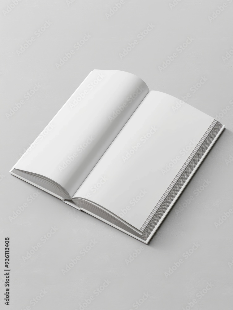 Open book on gray surface Open book on gray surface