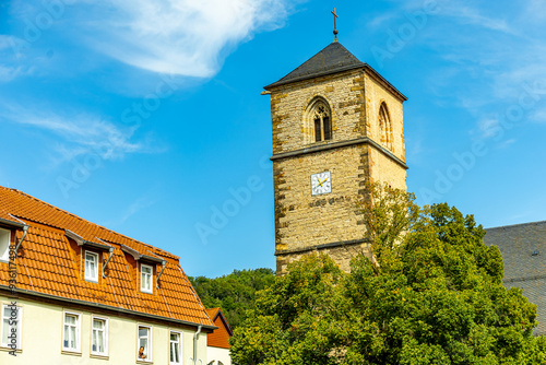 Unterwegs mit dem Fahrrad auf einen Teil der Werratal-Radweg Etappe von der Hörschel bei Eisenach bishin nach Eschwege - Thüringen - Deutschland photo