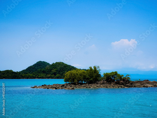 Landscape with a sea view of 