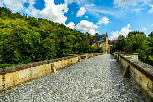 Unterwegs mit dem Fahrrad auf einen Teil der Werratal-Radweg Etappe von der Hörschel bei Eisenach bishin nach Eschwege - Thüringen - Deutschland photo