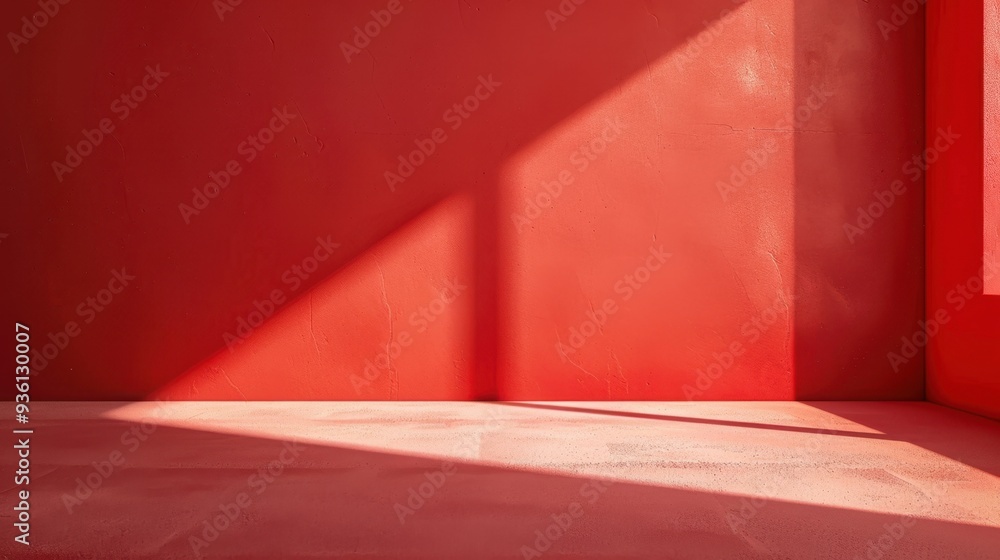 The Red Minimalist Wall The Red Minimalist Wall