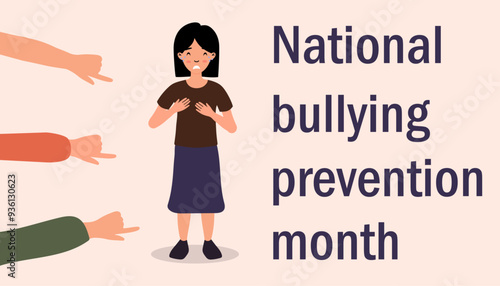 National bullying prevention month awareness campaign highlighting the impact of bullying