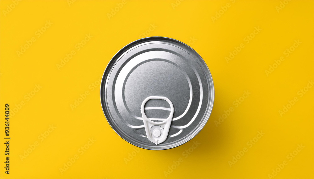 Aluminium can, tin container. Food preservation or canning container mock-up. Aluminium can, tin container. Food preservation or canning container mock-up.