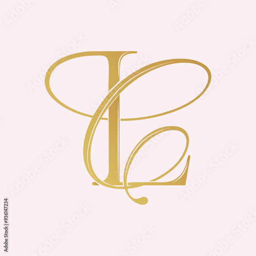CL,LC, logo CL, Letter CL,monogram CL, vector, logo, Wedding Monogram Initials, Wedding Logo,Wedding Monogram,Logo Design