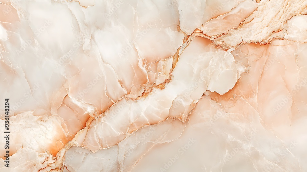 A close-up image of a light pink marble surface with veins of a darker pink and brown. A close-up image of a light pink marble surface with veins of a darker pink and brown.