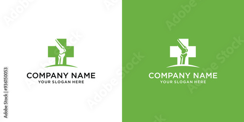 Bone Health Logo Design, Bone Care Vector Icon