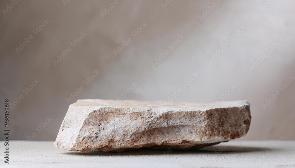 Stone podium with natural textures. Perfect for product presentation, minimalist backdrop. Stone podium with natural textures. Perfect for product presentation, minimalist backdrop.