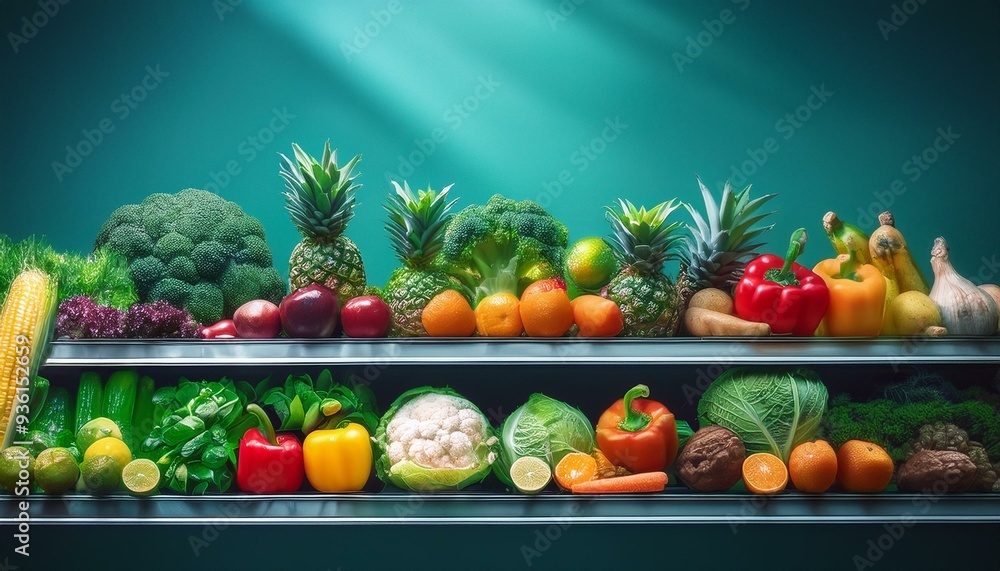 Garden-Fresh Goodness: Organic Produce on Display for Healthy Eating Garden-Fresh Goodness: Organic Produce on Display for Healthy Eating