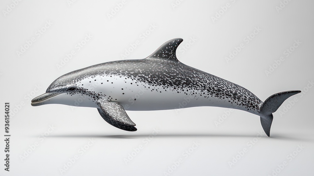 Spotted Dolphin Leaping Out of Water Spotted Dolphin Leaping Out of Water
