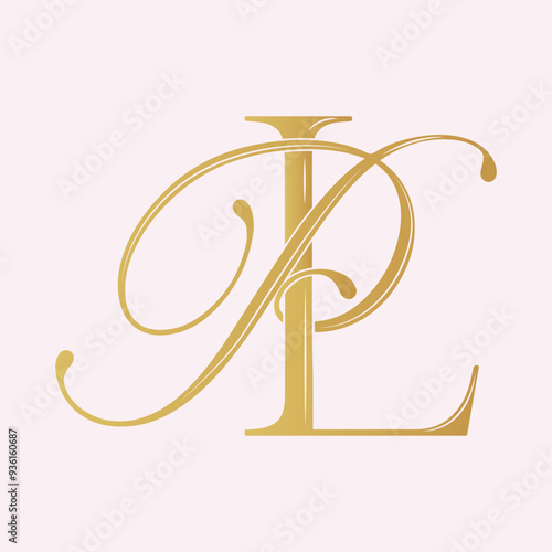 PL, LP,  logo PL, Letter PL, monogram PL , vector, logo, Wedding Monogram Initials, Wedding Logo,Wedding Monogram,Logo Design