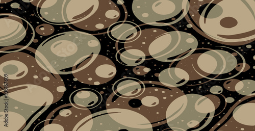 Abstract pattern. Illustration for printing on wall decorations. For use in graphics.