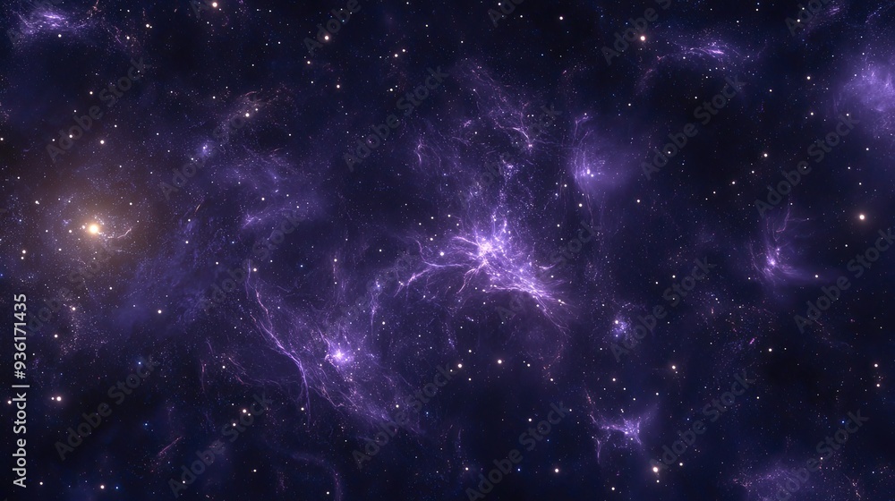 Fototapeta premium dark sapphire starfield, constellation Pisces, dark sapphire, dark purple, dark violet