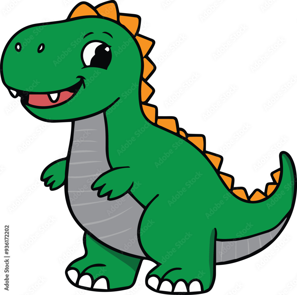 Naklejka premium Dinosaur Vector T-shirt Design, Stock Illustrations, Clipart's and Royalty Free Dinosaur Design