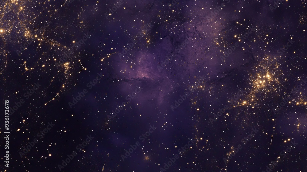 Fototapeta premium dark tan starfield, constellation Libra, dark tan, dark purple, dark violet