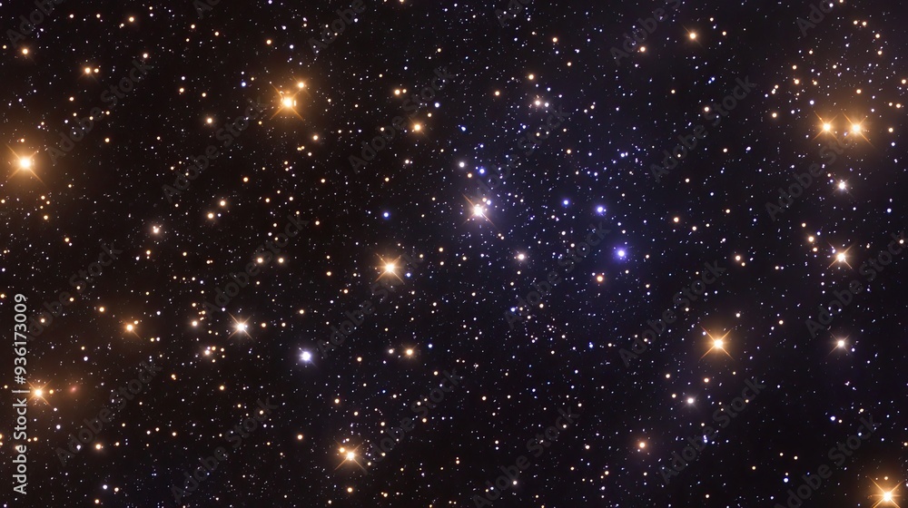 Fototapeta premium dark tan starfield, constellation Libra, dark tan, dark purple, dark violet
