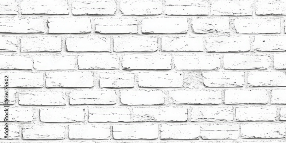 White brick wall with a rough texture. White brick wall with a rough texture.
