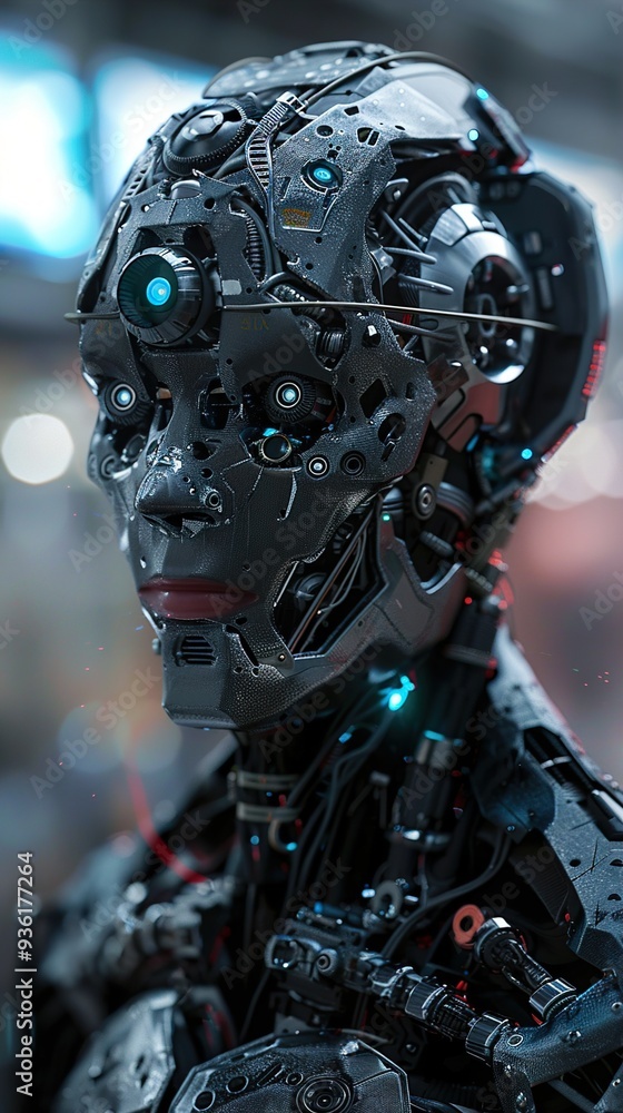 Futuristic Robot Design: A Mechanical Masterpiece
