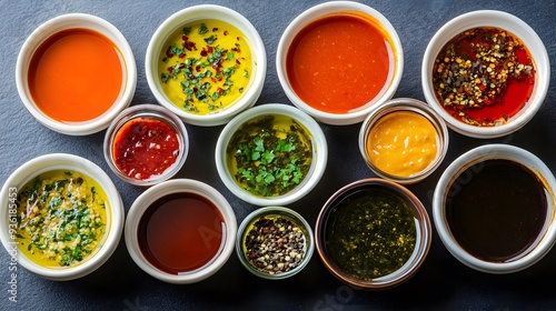 Assortment of Dips and Sauces