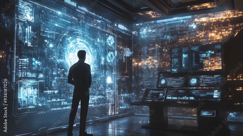 24. A high-tech internet security system with holographic shields and virtual firewalls 24. A high-tech internet security system with holographic shields and virtual firewalls