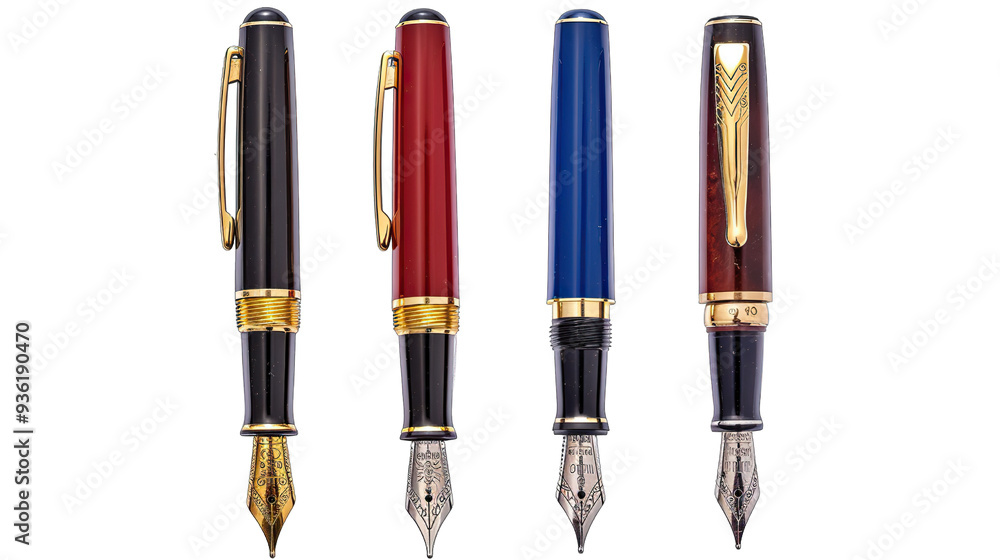 Pen Set of isolate on Transparency Background Pen Set of isolate on Transparency Background