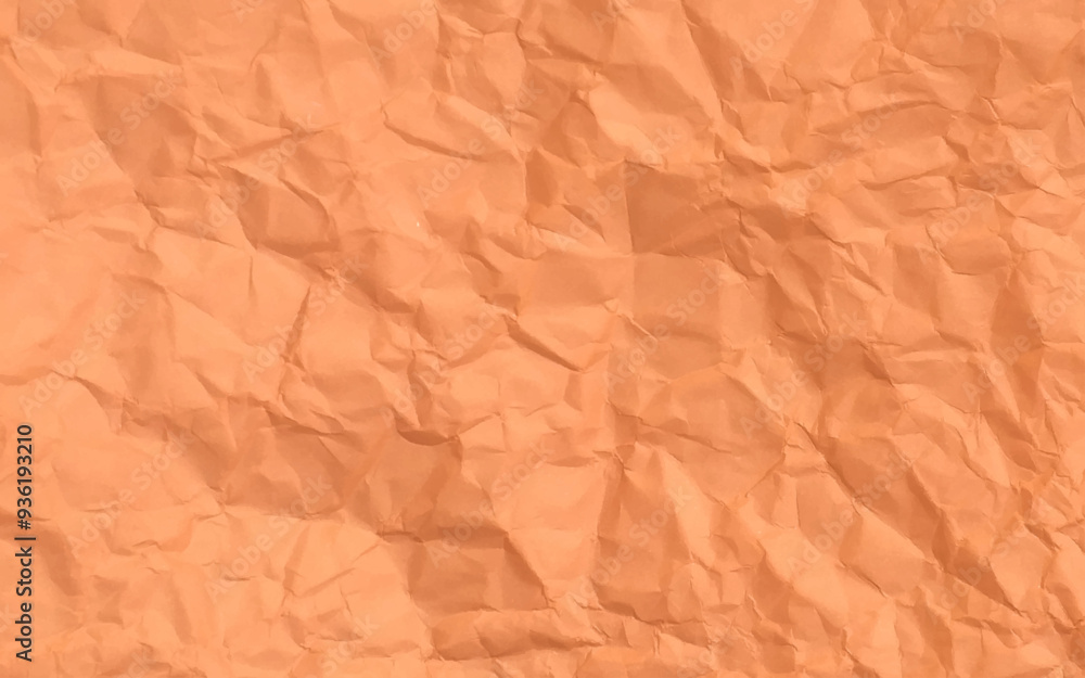 Crumpled paper texture vector background. wrinkled sheet Crumpled paper texture vector background. wrinkled sheet