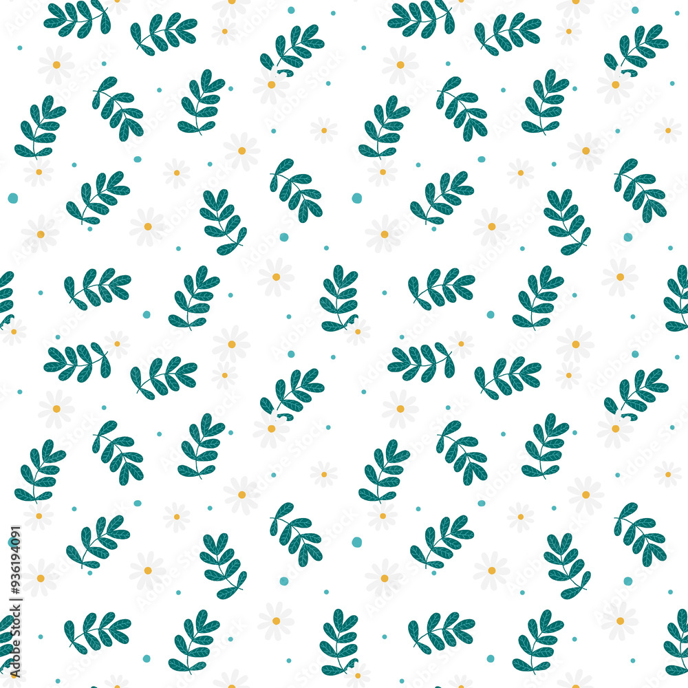 seamless Daisy floral pattern seamless Daisy floral pattern