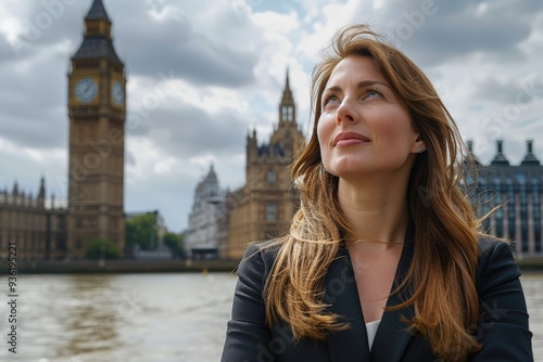 Confident Woman in London at Daytime 