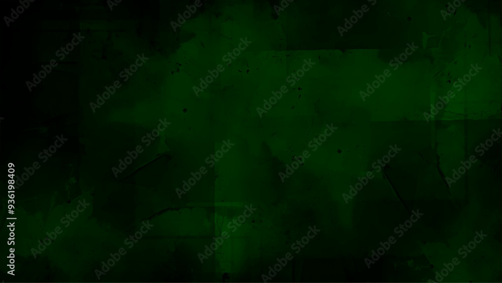 Obraz premium Dark green grunge cement wall image