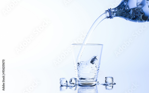 Pour water or clean water f...
