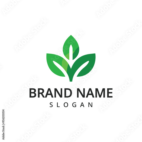 Farm, Nature, Eco friendly business logo leaves, plant, icons