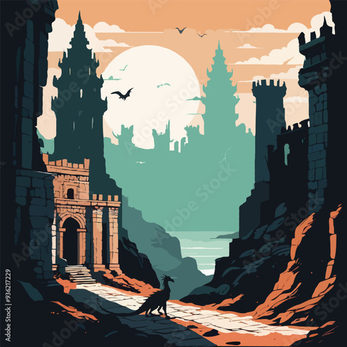 castle in the night