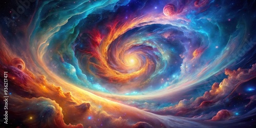 Mesmerizing 8K swirls of nebula colors, space, galaxy, cosmic, abstract, astronomy, vibrant, colors, swirls