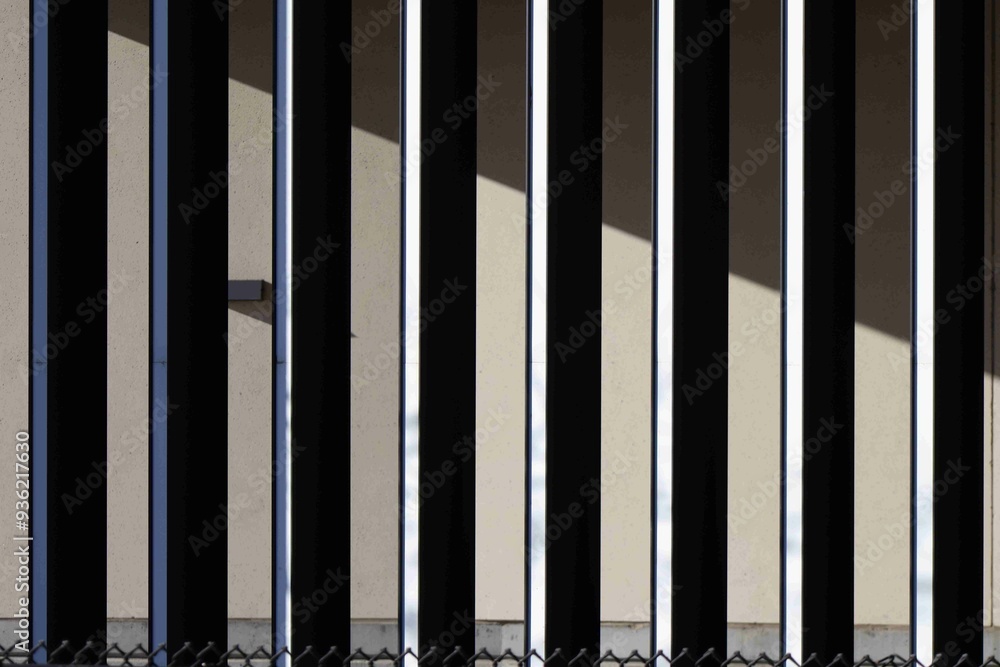 architecture in the morning sun that looks like piano keys architecture in the morning sun that looks like piano keys