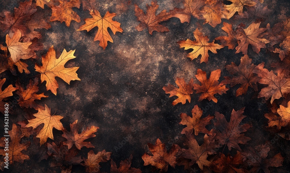 Autumn leaves background, red and gold maple leaves Autumn leaves background, red and gold maple leaves