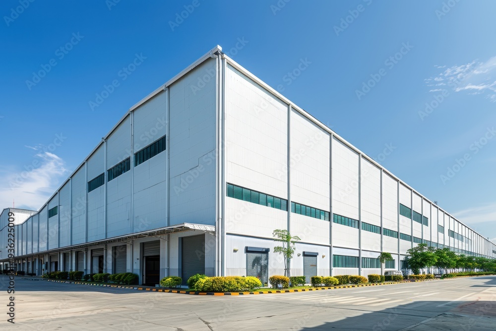 Obraz premium large industrial factory landscape